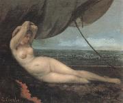 Gustave Courbet Naked oil painting artist